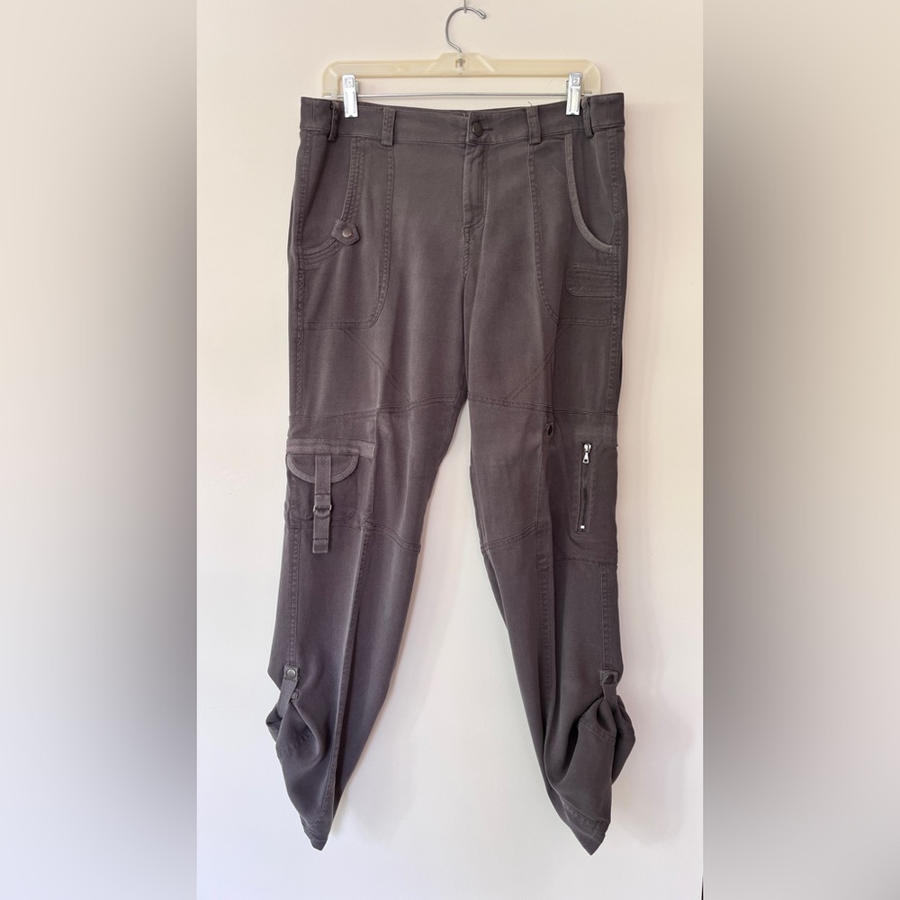 Go Silk Gray Cargo Pant